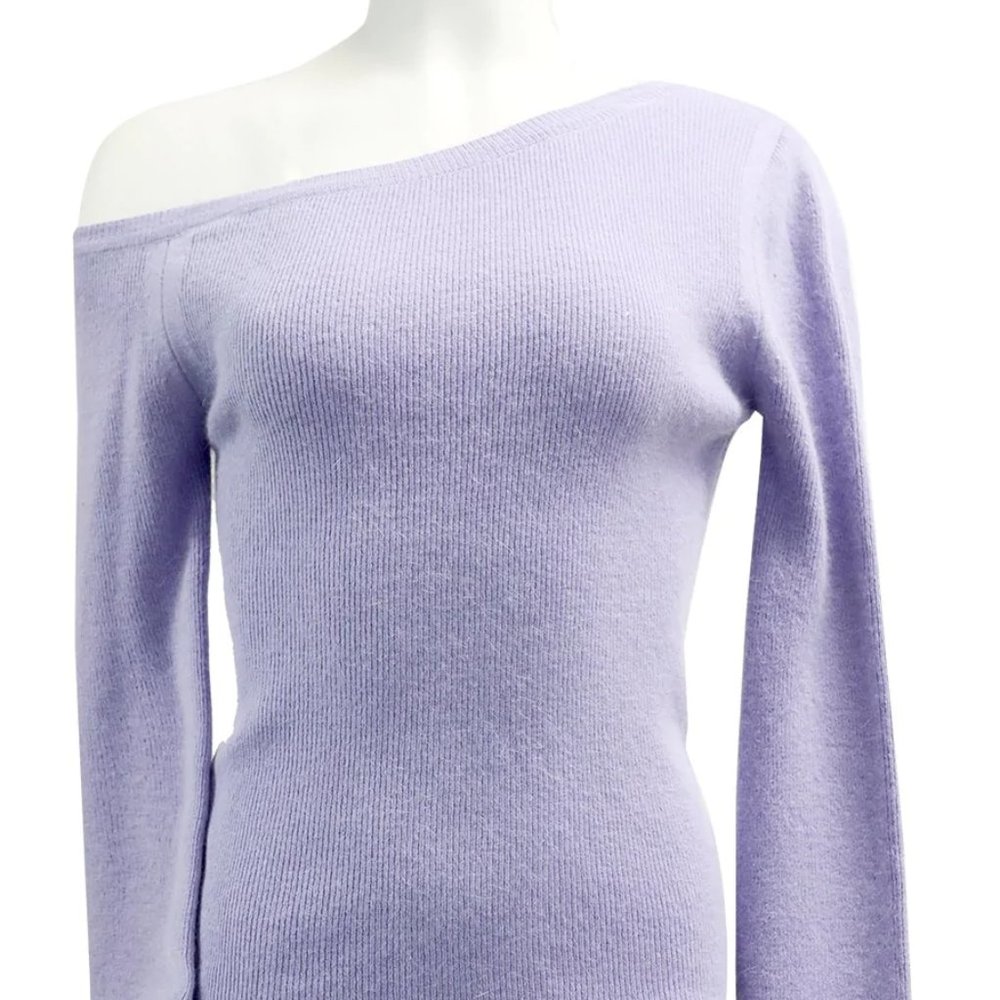 Storets Everly Off-the-Shoulder Knitted Pullover